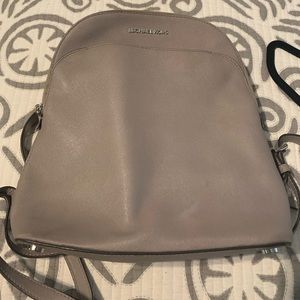 Michael Kors Grey Backpack